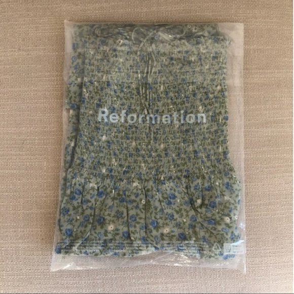 Reformation Sable Midi Dress - Sprite - Picture 5 of 8